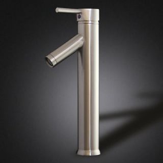   Euro Modern Vessel Basin Sink Bathroom Faucet Lavatory Brushed Nickel