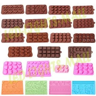   Silicone Chocolate Mold Cake Decrating Baking Tools Jelly Ice DIY