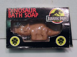   JURASSIC PARK Triceratops Shaped Dinosaur Bath Soap in Box  3.7 oz