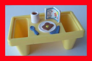 LOVING FAMILY DOLLHOUSE FURNITURE ACCESSORY BREAKFAST IN BED LAP FOOD 