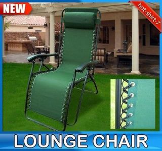 Zero Gravity Lounge Chair Foldable Outdoor Patio Garden Recliner Patio 