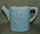 Shawnee Pottery Watering Can Planter Bright (Light) Blue 6 Basket 