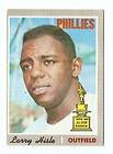 1970 Larry Hisle PHILLIES signed card Topps Autographed