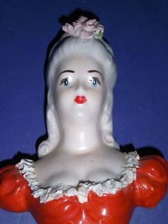   1920s CHANTILLY CHINA Victorian Figurine/Bust Lady Woman Excellnt