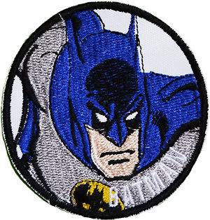 BATMAN Retro Action Logo Embroidered Patch Super Friends Comic Robin