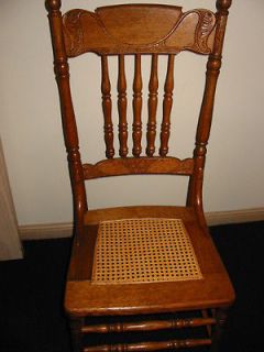 Circa 1900 Antique Solid Oak chairs