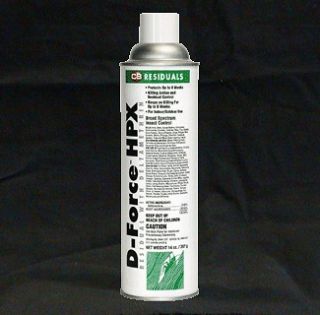 Can Bed Bug Insect Killer Spray .06% Deltamethrin 14z D Force HPX 