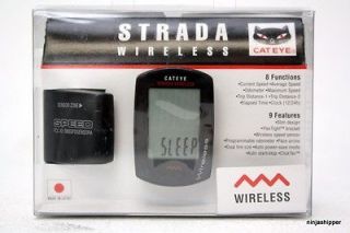   Strada Wireless Cycling Bike Bicycle Computer New BLACK CC RD300W