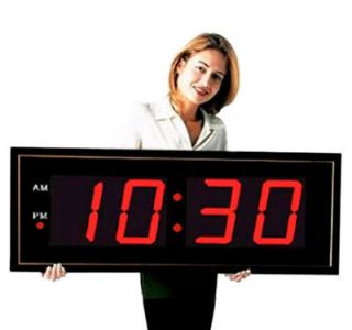Digital Alarm Large Display Clock 1.8 LED snooze New