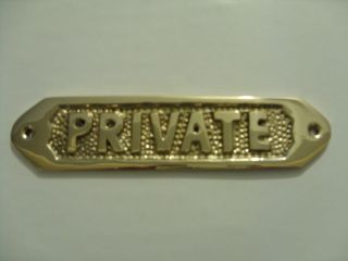 BRAND NEW BRASS NAUTICAL WALL MOUNTABLE SIGN WITH THE SAYING 