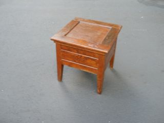Antique Wooden Childs Potty Chair with Bean Pot 
