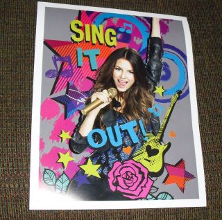 Victorious Cardboard Poster, Color, 8 1/2 inch X 11 inch, Sing It Out 