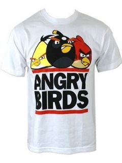 Angry Birds Run Bird White T Shirt