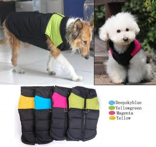 Pet clothes Wholesale Small Medium Large Big Dog Winter Vests Dog 