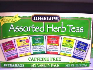 Bigelow Flavored Tea Green Tea Herbal Tea 29 Choices