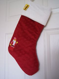 Lego Deluxe Large Quality Lined Red & White Christmas Stocking w/Lego 