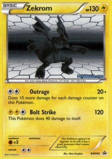 pokemon zekrom card in Trading Cards