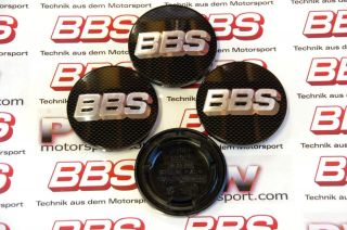Genuine BBS Center Caps 70.6mm Carbon RS RM GT LM NEW