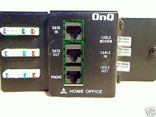 ON Q 364415 01 HOME OFFICE MODULE CAT5E Small Patch Panel