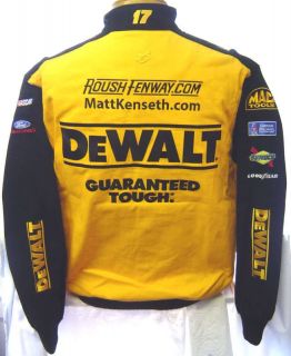 Matt Kenseth NASCAR Racing Jacket DeWALT #17 Mac Tools