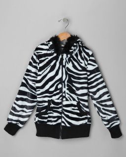 zebra print hoodies in Womens Clothing
