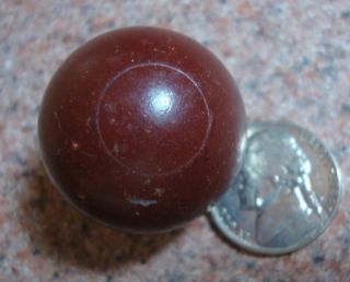 50s Burrowes Pool Billiards Folding Table Ball Dk Red