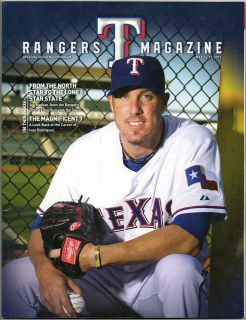 2012 Texas Rangers Program Joe Nathan Volume 41 No. 3