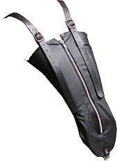 HMB 427A LEATHER ARM BINDERS GOTHIC COSTUME WEAR RESTRAINTS WITH BELT 