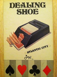   1981 JAX PLAYING CARD DEALING SHOE ATLANTIC CITY BLACKJACK POKER