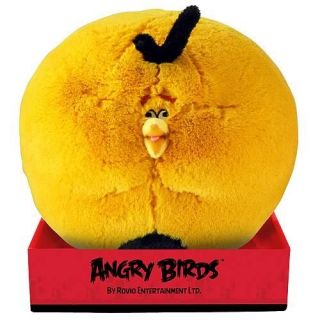 Angry Birds Orange Globe Bird Talking 16 Inch Plush