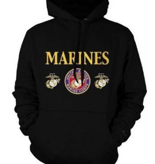 United States Marine Corps Sweatshirt Hoodie USMC Portal Pullover 