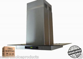   36 Kitchen Glass Stainless Steel Island Range Hood 610is3 Stove Vent