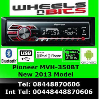    350BT Car Stereo WMA  WAV USB Bluetooth iPod Aux in Android Ready