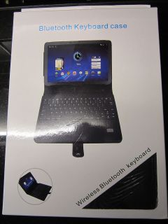   Xoom Zoom PU Leather Bluetooth Removable Keyboard Carry Case/Stand