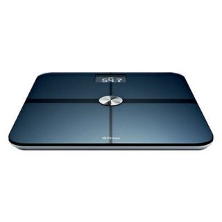 WITHINGS CONNECTED BODY SCALE w/ BMI & Fat % WBS01 BLACK