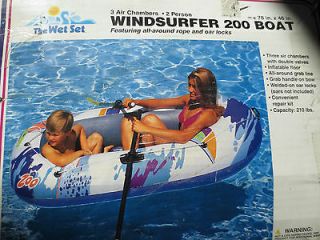 Vintage Intex Windsurfer 200 Boat (Inflatable) Excellent condition