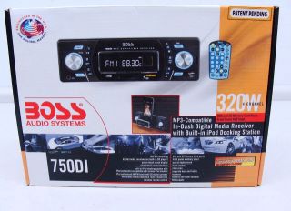 NEW Boss Audio 750di AM FM  In dash Receiver With Bluetooth And 