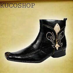 Aldo Men Boots Shoes Italian Style Black Celtic 8.5
