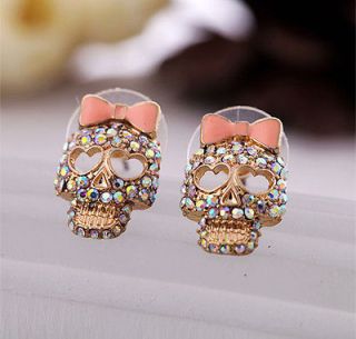 skull earrings in Earrings