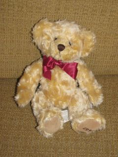 1998 VTG Bombay Fluffy Honey Brown Teddy Bear STANLEY Stuffed 