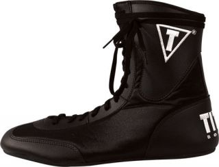 Boxing Shoes Title New Black Low Top Sneakers Boots