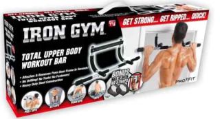IRON GYM PULL UP BAR TOTAL UPPER BODY WORK OUT