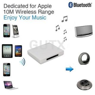 Bluetooth Wireless Music Audio Receiver Bose Sound Dock iPhone 5 iPod 