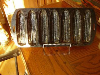 Vintage Cast Iron 7 Corn Bread Stick Pan Mold 27C