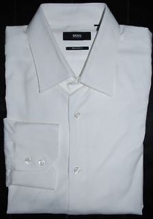 NEW MENS HUGO BOSS GULIO WHITE DRESS SHIRT SIZE 16 34/35