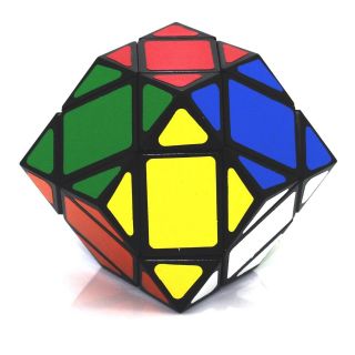 New LanLan Magic Cube Puzzle Toy Black Speed Skewb Rare Dodecahedron 