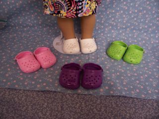 For sale are Pollywog shoes for 18 Dolls incl. American Girls