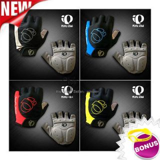 Cycling Bicycle Bike Gel Silicone Antiskid Palm Fingerless Gloves Size 