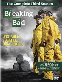 NEW BREAKING BAD COMPLETE SEASON 3 DVD BOX SET SEALED three 3rd 