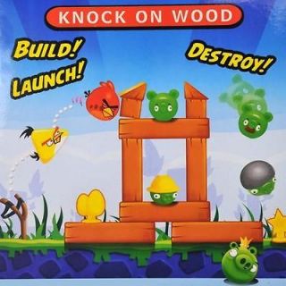 New Hot Card Game Knock On Wood Building Angry Birds Toy Family Color 